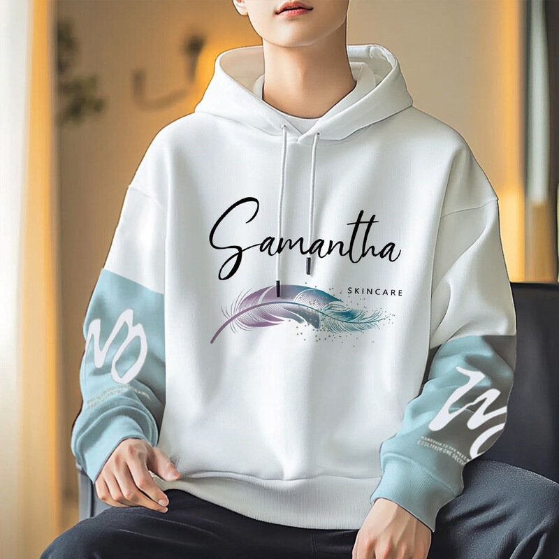 Spring and autumn hooded sweatshirt for men, trendy and stylish, suitable for teenagers, casual, loose-fitting, lightweight, and versatile outerwear Spring and autumn hooded sweatshirt for men, trendy and stylish, suitable for teenagers, casual, loose-fitting, lightweight, and versatile outerwear