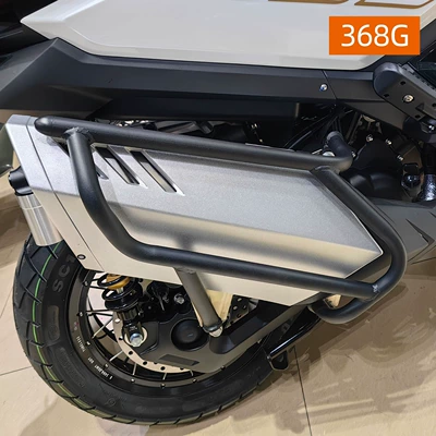 Motorcycle bumper series exhaust bar rear - black-carbon-steel-exhaust-lever-for-368g-only