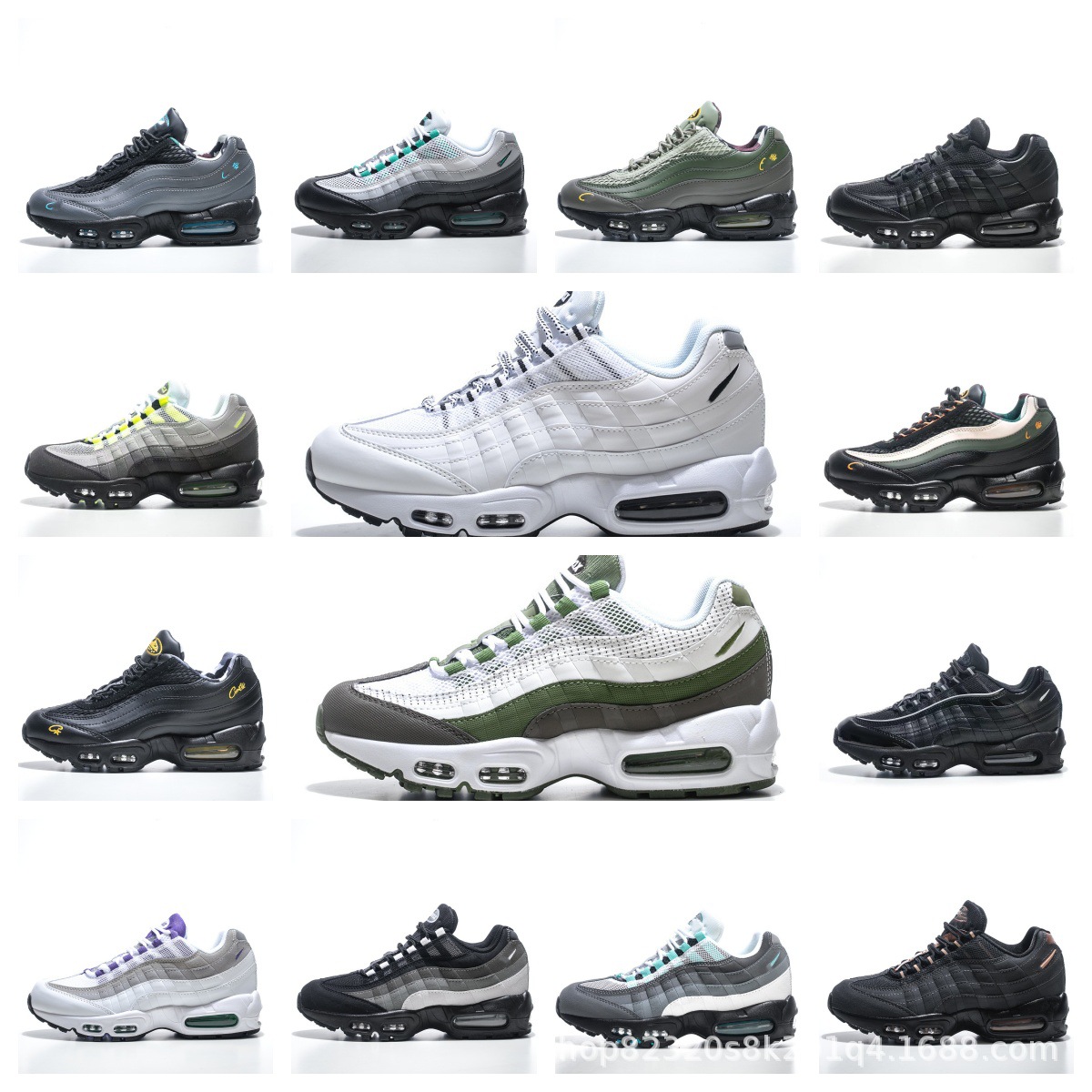Cross-Border Airmax95 Full-Length Air-Cushioned Shoes for Men and Women, Lifestyle Casual Shoes, Wear-Resistant, Versatile, Breathable Sports Running Shoes