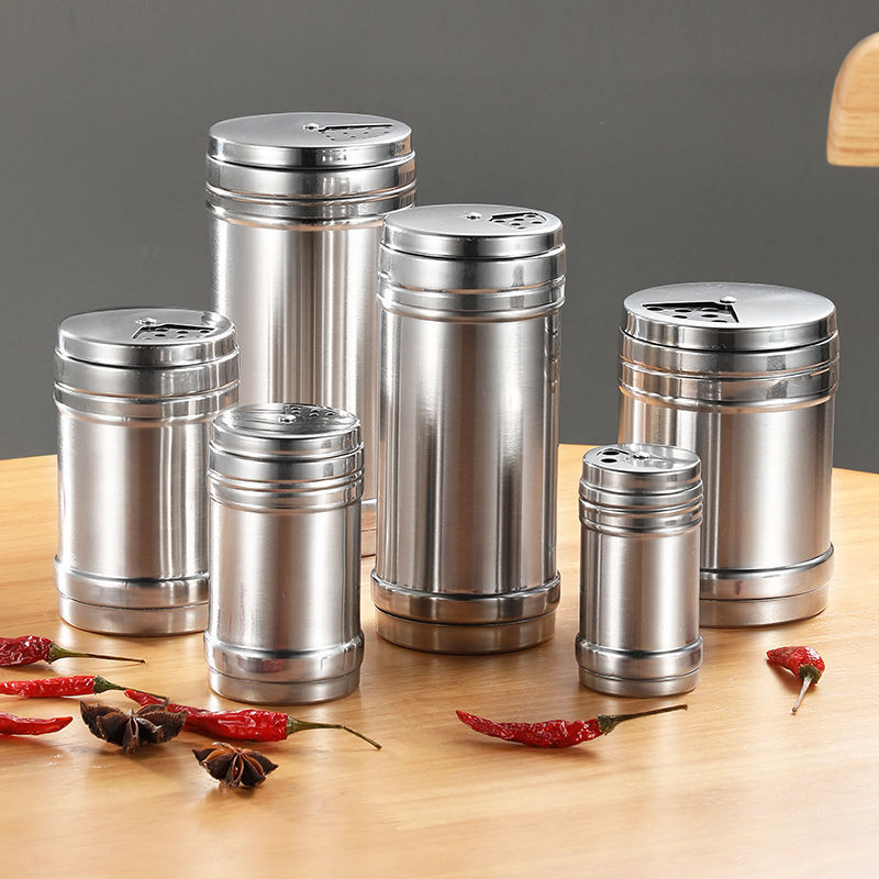 Of canning barbecue Seasoning Caster Pepper Paprika Cumin Condiments Bottle stainless steel Rotary