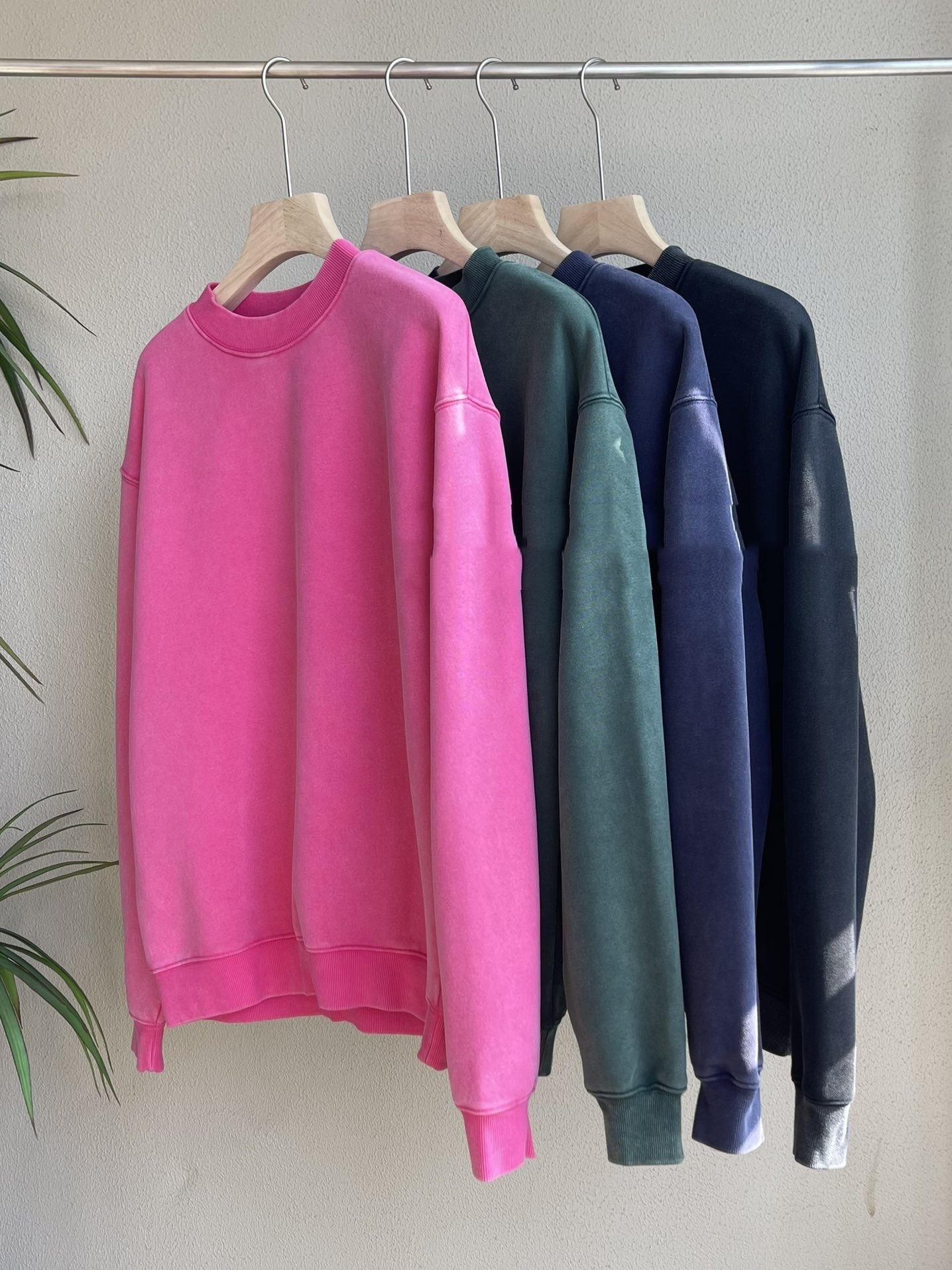 Suéter de lana 23SS en otoño e invierno pareja de invierno y cacho de camisa gruesa para hombre