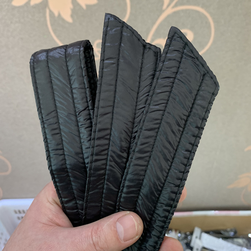 Nuevo algodón y engrosamiento con cordones hacia abajo cinturón de tela estilo de línea de presión sin botón sello de la cintura todo partido cinturón abrigo de algodón de las mujeres