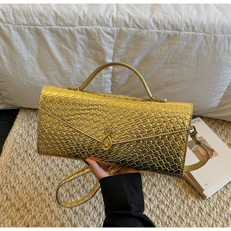 Nicho trenzado bolso de patrón de mujer 2026 bolso de moda retro lujoso exterior bolso de hombro sobre image 10