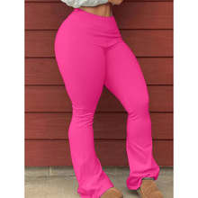 C 94811 High-waist push-up flare yoga pants �������������٤