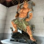 彩绘寺院守护哼哈神像
