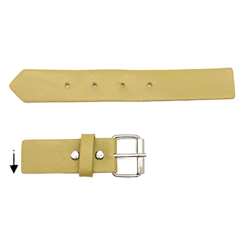 Мода Металлическая Голова Кожа Кнопки Манжеты Меховой Воротник Скальп Оголовье Пальто Свитер Пальто Пряжка Пояса