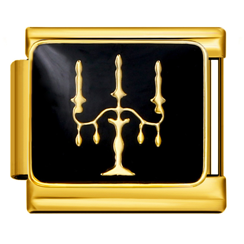 时尚不锈钢手链Italian Charm 金银同款手链焊接滴油DIY模块饰品|undefined