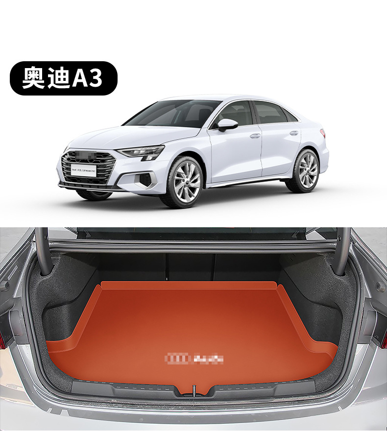 Suitable for 07-24 Audi A3 A4L A6L Q3 Q5L trunk mat Q2LA78 all-inclusive tail mat waterproof