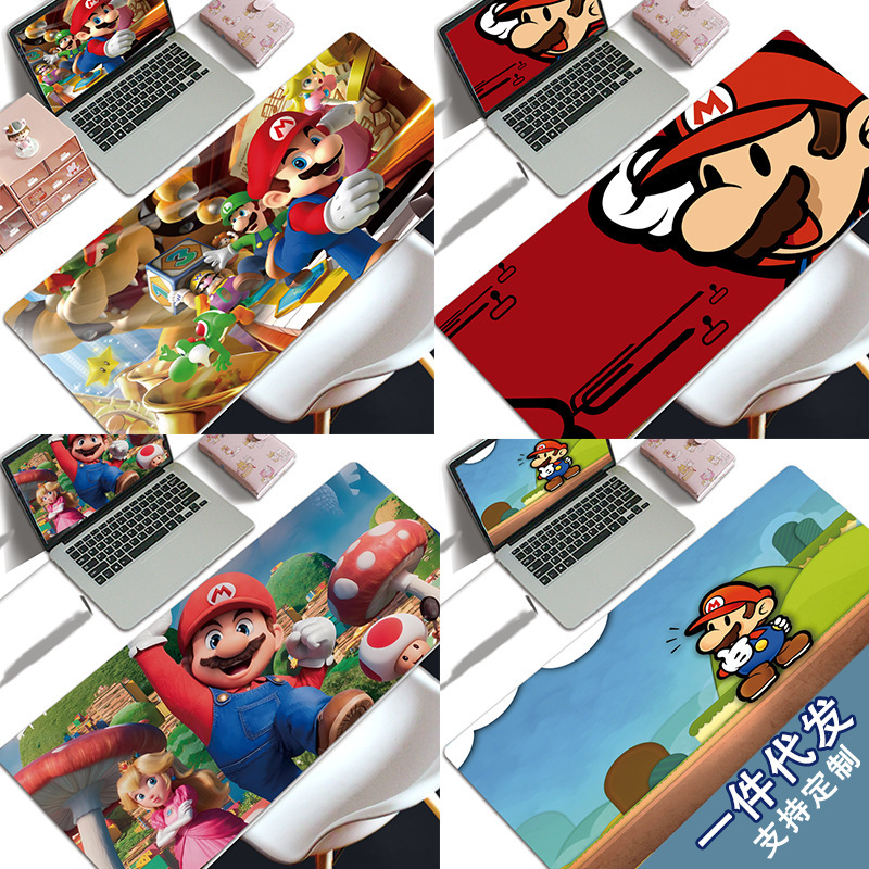 Mario Mario Game Anime Mouse Pad Children's Study Desk Pad Wholesale Keyboard Pad Cross-Border Mouse Pad Mario Mario Game Anime Mouse Pad Children's Study Desk Pad Wholesale Keyboard Pad Cross-Border Mouse Pad