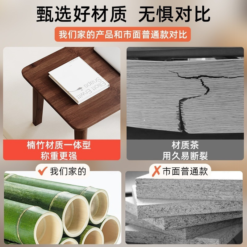 床上小桌子笔记本电脑桌榻榻米折叠桌懒人桌学生宿舍学习实木炕桌|undefined