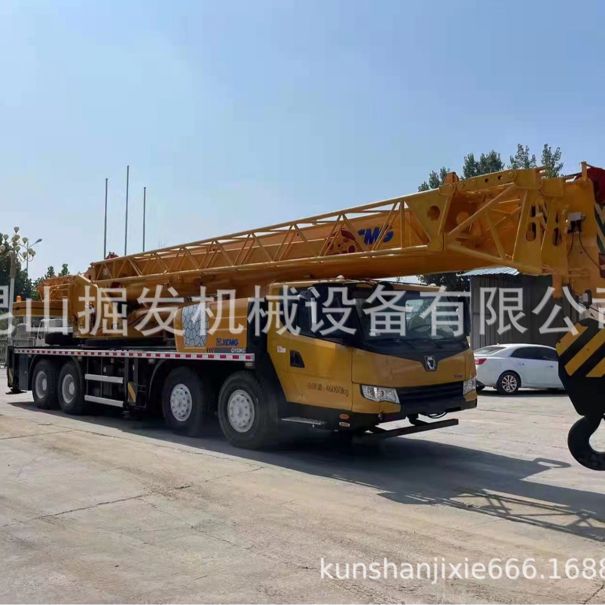 中联55吨汽车吊 徐工QY55KC吊车起重机二手车 汽车吊