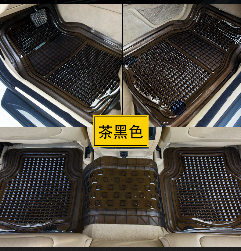 Front Row Single Piece Crystal Transparent Universal Car Floor Mat