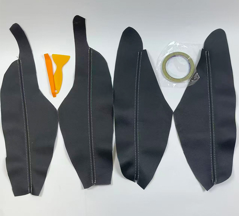 Cross-Border Applicable Leather Door Armrest Covers for Honda Corolla and Toyota Corolla Models 19-25, Also Suitable for Levin