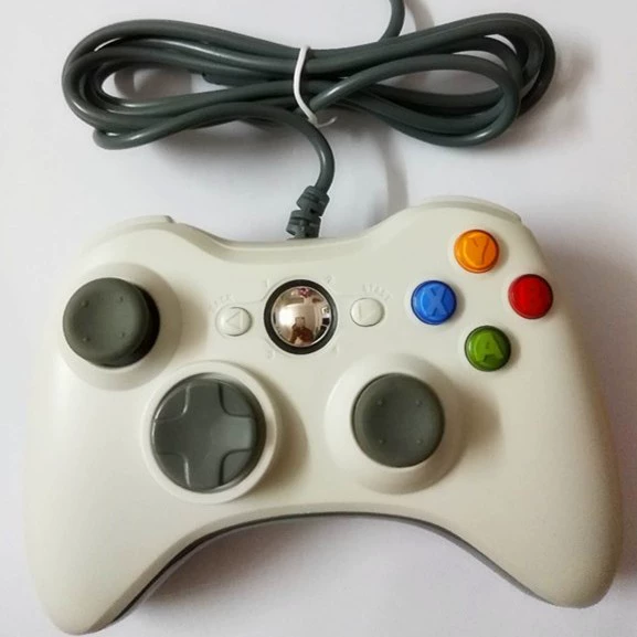 Игровая панель USB (стиль Xbox360) — проводной контроллер для ПК, двойная вибрация, 2 стика, 12 кнопок