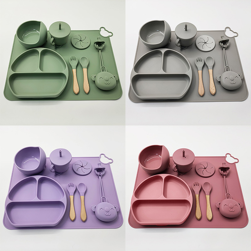 Silicone Baby Feeding Set - Fun for Kids