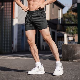 Fitness Sports Leisure Shorts Men's Quick-drying Breathable Summer Running Training GYM Mesh Color New Style