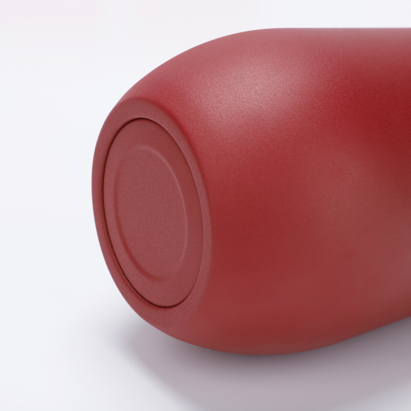 Copa de cáscara de huevo especial transfronteriza 304 copa de vino tinto de acero inoxidable de doble capa vacío Copa en forma de U taza de vacío taza de vientre grande al por mayor