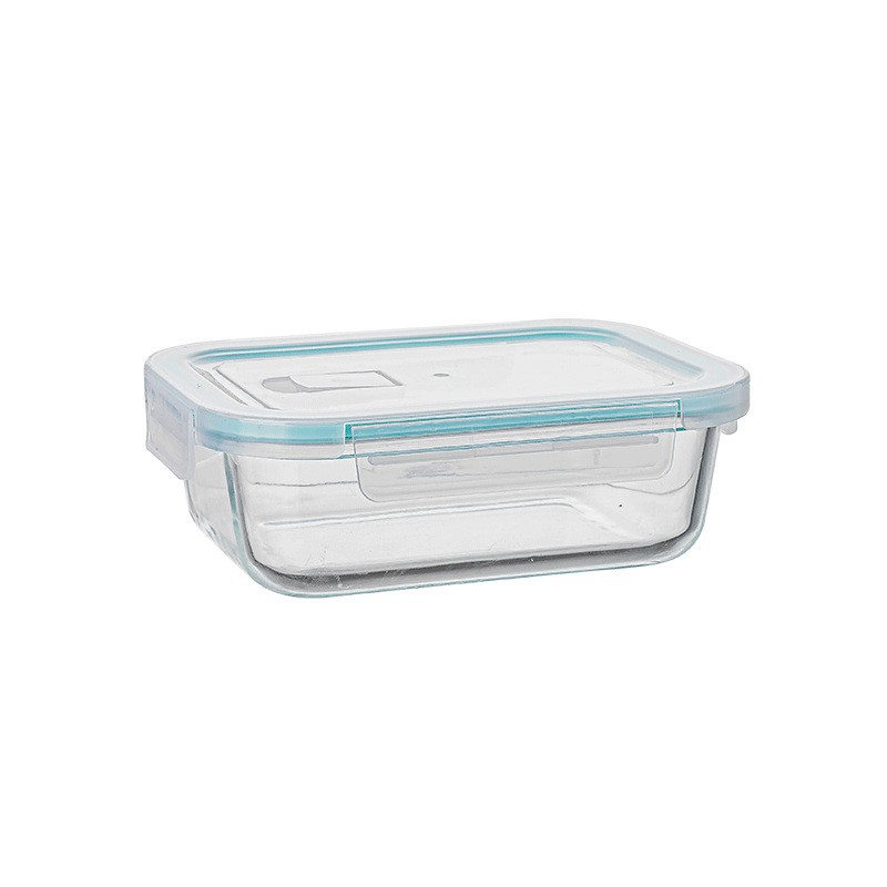 Caja de almacenamiento con cubierta Caja de microondas de vidrio Caja de almuerzo Refrigerador almacenamiento Caja de sellado Accesorios cubierta Caja de mesa cubierta