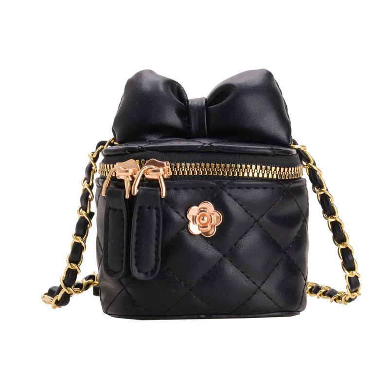 Маленькая сумка с бантиком, цепочка, кошелек, стиль Chanel