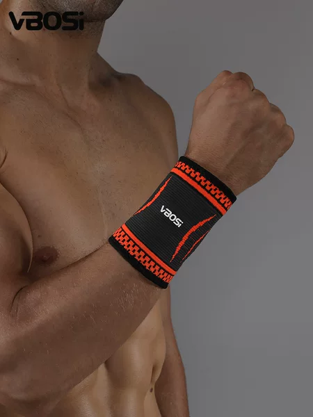 Vbosi Sports Wristbands Nylon Sports Outdoor Fitness Breathable Sweat-Absorbent Compression Wristband Protective Gear Factory Wholesale