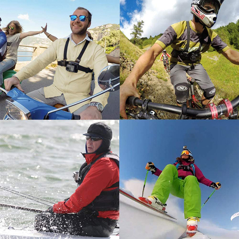 Gopro11 Correa fija para el pecho accesorios de cámara deportiva Dajiang Lingyan teléfono móvil montar en vivo al aire libre
