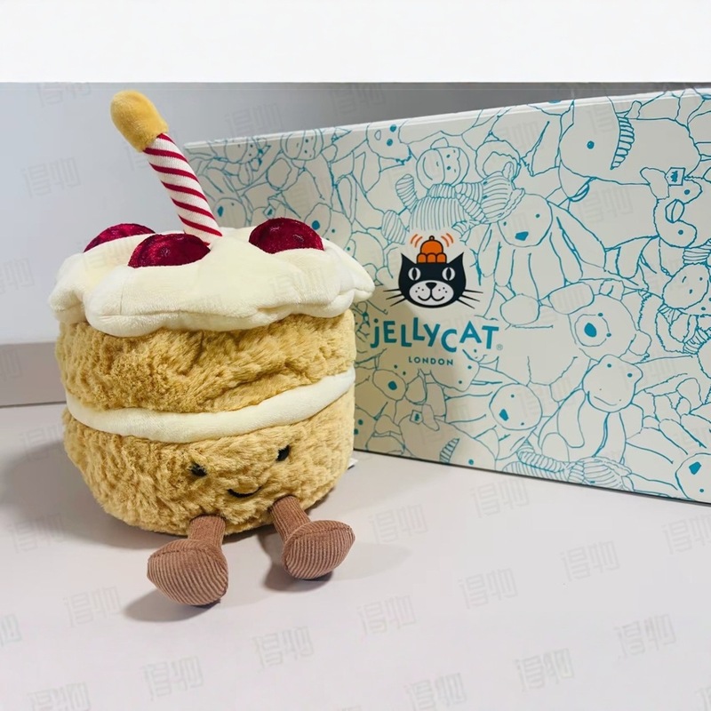 オリジナルゼリーキャット誕生日ケーキストロベリータワーケーキぬいぐるみ子供や女の子の誕生日やバレンタインデーのギフトに|undefined