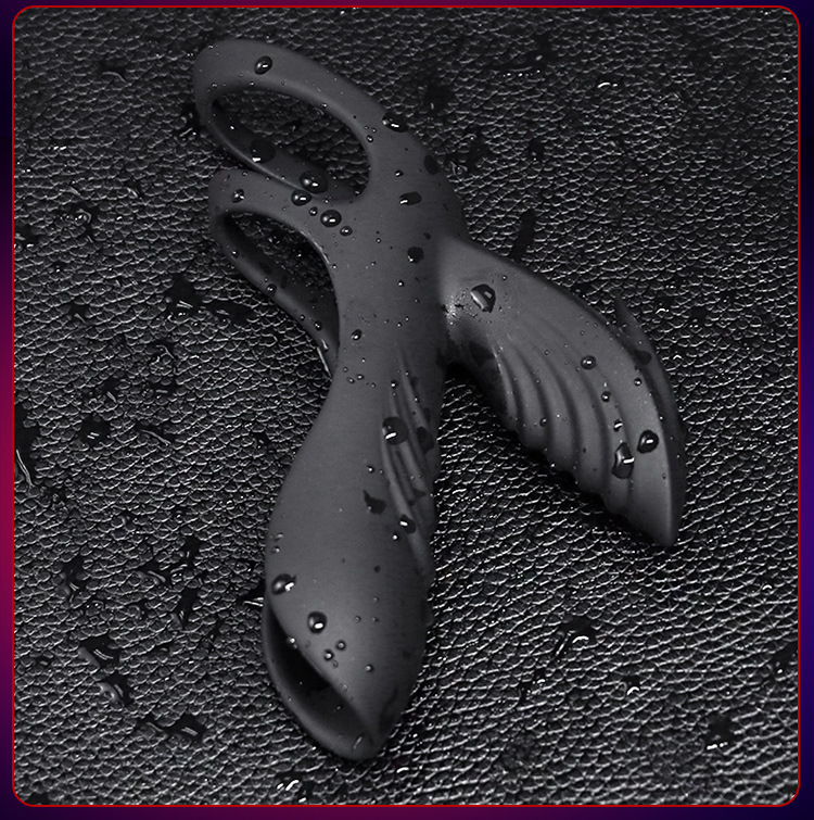 Jiuai Double Vibration Locking Ring Silicone Vibrating Couples Device — detail image 22
