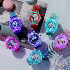 Glow-in-the-Dark Cartoon Electronic Watch for Both Men and Women, Trendy Light-Up Watch, Student and Children's Watch, Sports LED Watch