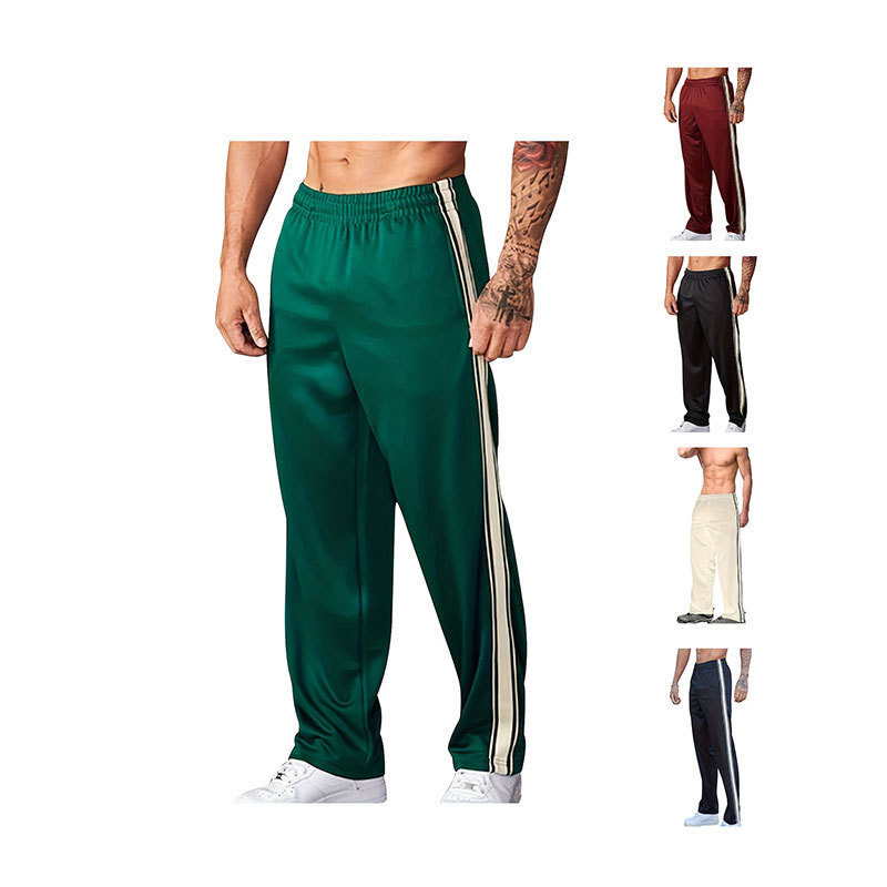 European and American 2024 New Spring and Summer Men's Casual Sports Trousers Fitness Trousers Muscle Doctor Running Men's Pants