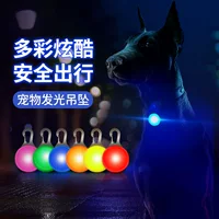 Светодиодная светящаяся Подвеска для домашних животных, собака, висящая светящаяся лампа с защитой от потерь, большая, средняя и маленькая собака, ошейник-вспышка, подвеска