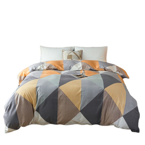 Pure cotton brushed quilt cover single product modern simple single double dormitory thickened quilt cover pure cotton quilt cover single piece wholesale