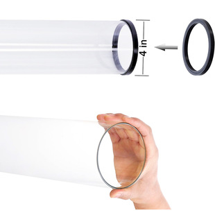 Gas Heater Accessories Are Hot-Selling Across Borders, High-Temperature Resistant High Borosilicate Glass Tubes, Individually Packaged with Foam and Including Silicone Rings