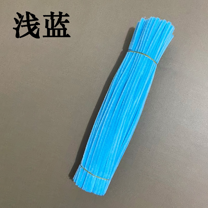 Macarón cifrado varilla de torsión niños DIY material paquete ramo de lana peluche juguetes hechos a mano al por mayor