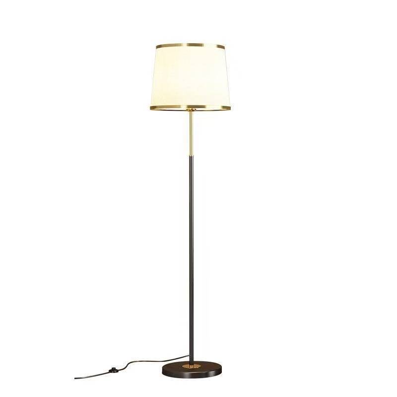 Lujo ligero lujo lámpara de piso red medieval estilo de hotel sala de estar lámpara de piso retro lámpara de mesa decoración de tela de dormitorio