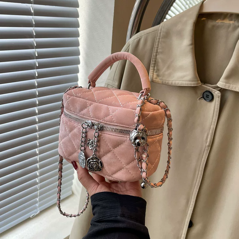 Летняя сумка на плечо, модная маленькая цепочка, сумка на одно плечо, стиль Chanel, цепочная сумка, корейский стиль