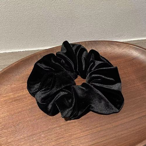Glamorous Vintage Satin Bowel Hair Tie with Bohemian Style for Women