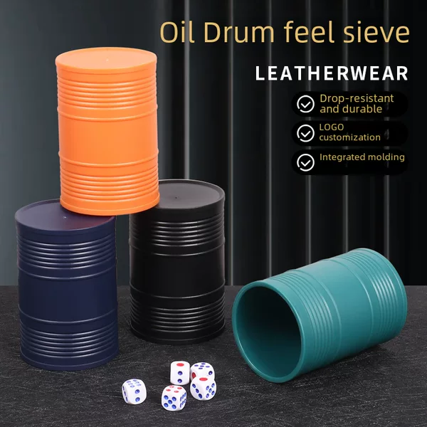 Creative oil drum sieve bar KTV color Cup suit original design color Cup printable logo for commercial use