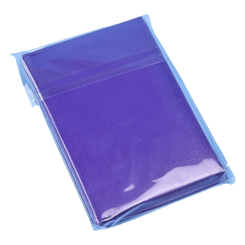 Venta al por mayor láser esmerilado estrellado 20 película de tarjeta de dos capas de seda tarjeta pequeña de doble capa cubierta de la tarjeta de película cubierta protectora de color transparente