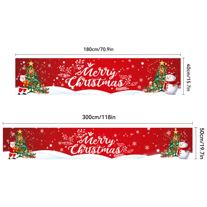 Amazonクロスボーダー新しいクリスマスカプレットドアカーテンお祭り雰囲気アレンジメントクリスマスフラッグ背景布バナー|undefined