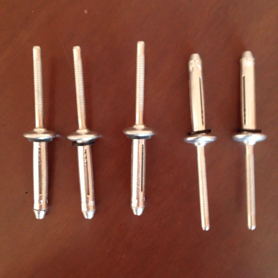 灯笼防水全铝抽芯铆钉|三爪铆钉折叠拉钉5.2规格