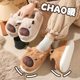 Lovable Kapibala Baotou Home New Warm Winter Non-slip Indoor Mao Mao Slippers