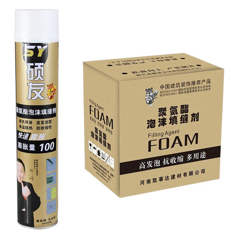750 мл пенополиуретановая пена агент для уплотнения дверей и окон строительной техники пенообразователь мостовой поезд пена для уплотнения кожи