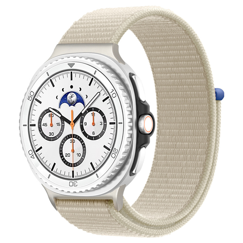 适用三星watch8手表带Galaxy watch8Classic魔术贴回环式尼龙表带|undefined