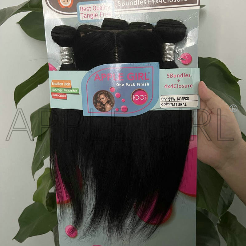 African Real Hair Wig suit Apple Girl Packet Human Hair Body Xuchang Wig