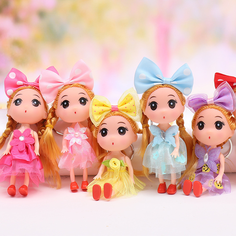 12センチの女の子の人形のおもちゃの人形のキーホルダーのペンダント|undefined