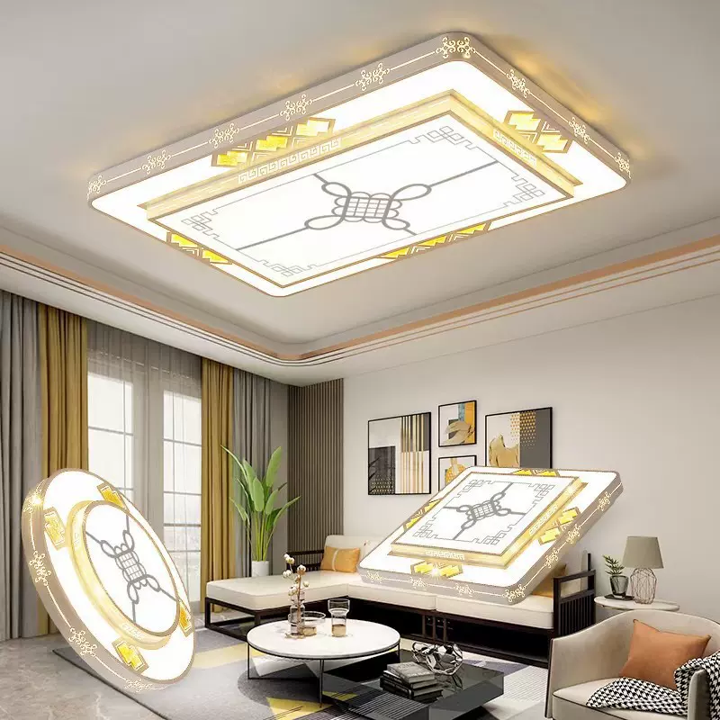 LED灯长方形家用灯吸顶灯全光谱高显指护眼客厅灯卧室餐厅灯全屋