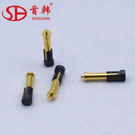 铜柱带硅胶蓝牙天线顶针PCB板端子耳机导电针POGOPIN铜针大电流