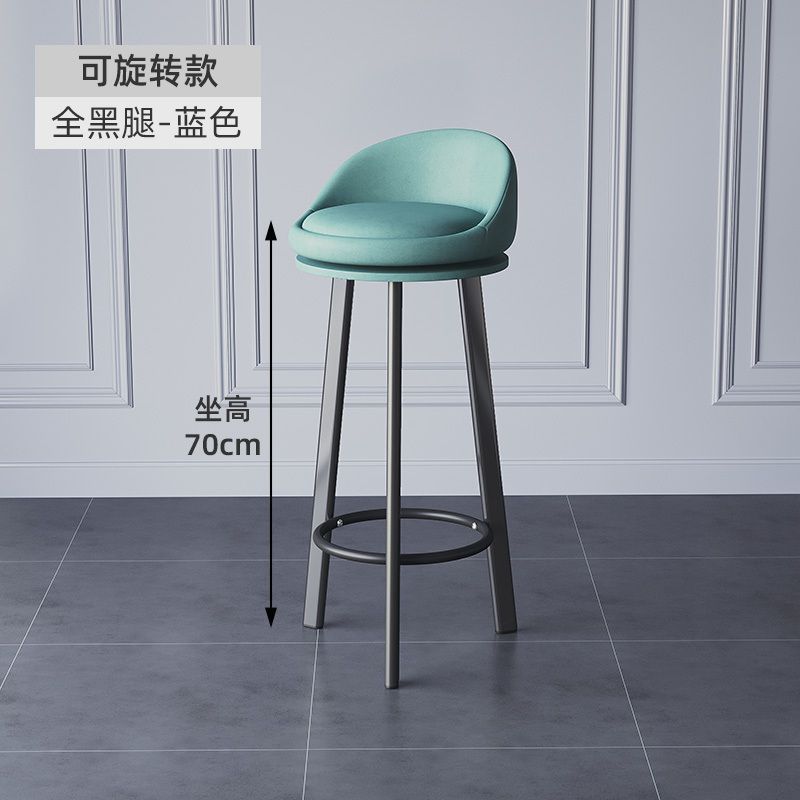 Fábrica directa nórdica silla de bar taburetes altos modernos simples cajero de la recepción respaldo de la silla elevadora de bar taburetes