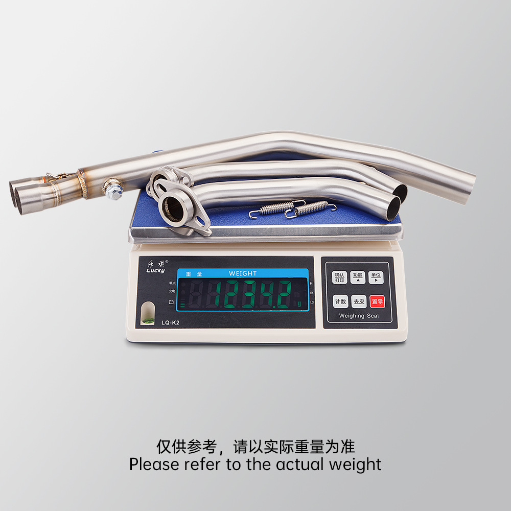Motorcycle scooter modified Sanyang TL508 stainless steel exhaust pipe front section non-destructive installation 2022-2024