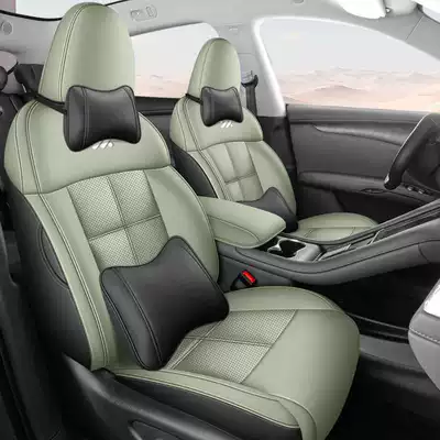 Modelə uyğun (Original) oturacaq örtükləri – and perforated - black-green-deluxe-edition-note-the-model-year-front-row-fully-covered-rear-row-partially-covered
